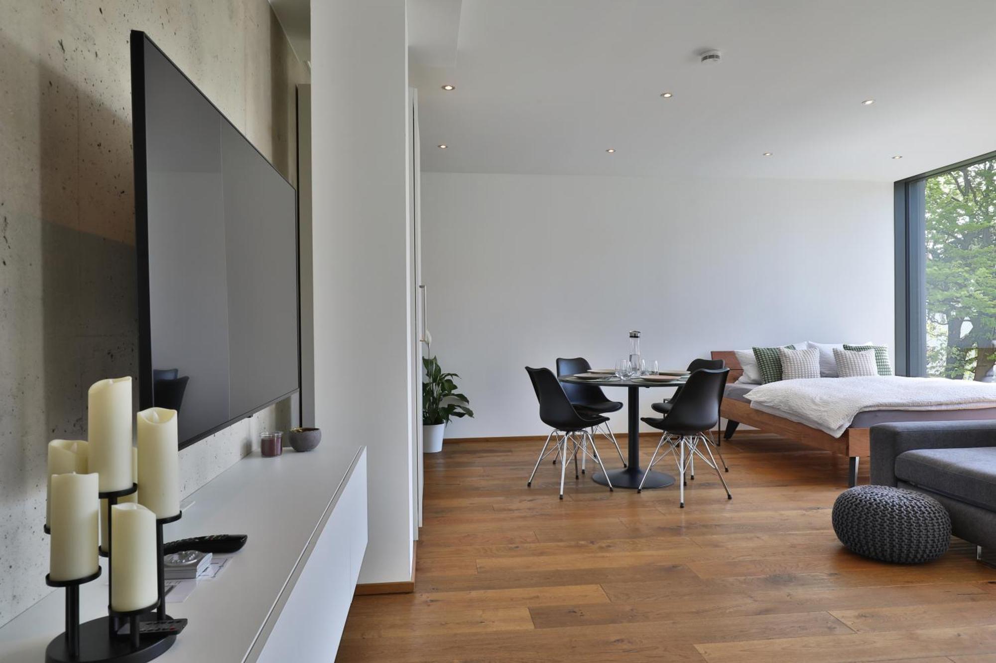 Moderne Studio-Wohnung Gersthofen Ngoại thất bức ảnh
