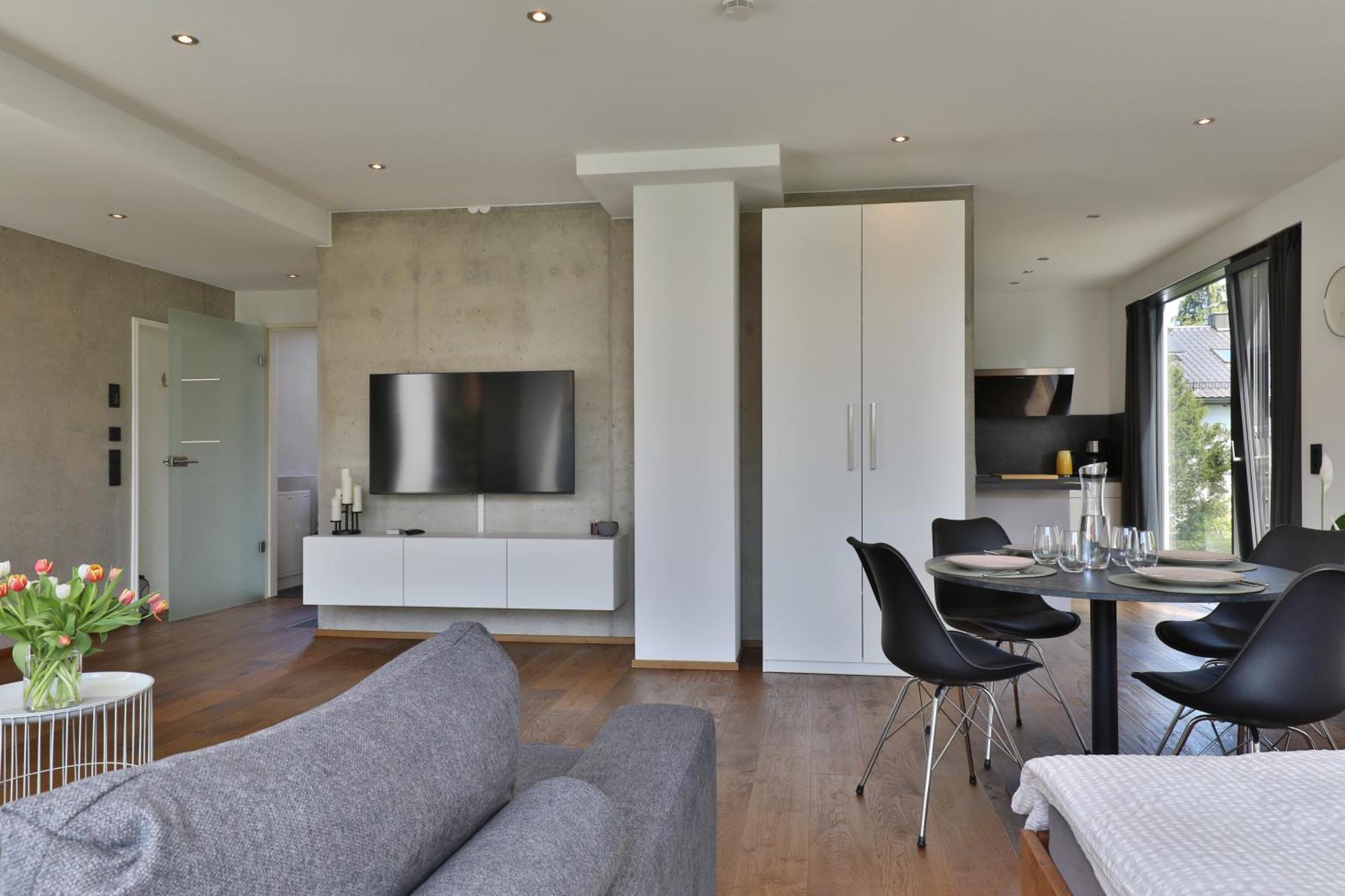 Moderne Studio-Wohnung Gersthofen Ngoại thất bức ảnh